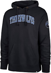 47 Minnesota Timberwolves Mens Navy Blue Striker Fashion Hood