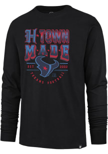 47 Houston Texans Black Regional Franklin Long Sleeve Fashion T Shirt