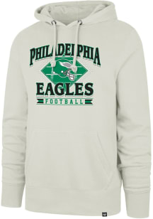 47 Philadelphia Eagles Mens Tan Regional Headline Long Sleeve Hoodie