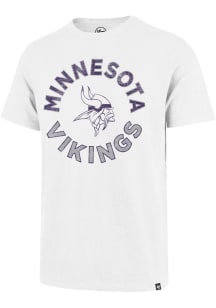 47 Minnesota Vikings White White Out Rounded Scrum Short Sleeve Fashion T Shirt