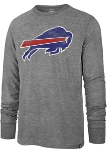 47 Buffalo Bills Grey Imprint Match Long Sleeve Fashion T Shirt