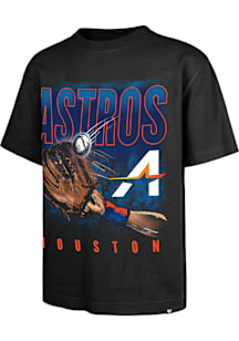 47 Houston Astros Black Fingertip Catch Foundation City Connect Short Sleeve Fashion T Shirt