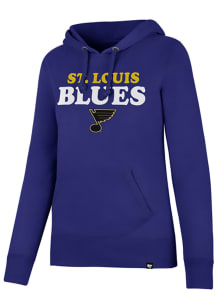47 St Louis Blues Womens Blue Headline Hooded Sweatshirt