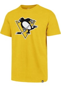 47 Pittsburgh Penguins Gold Logo Club Short Sleeve T Shirt