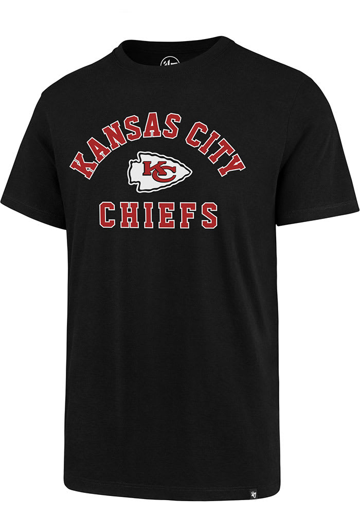 47 Kansas City Chiefs Black Pregame Super Rival Short Sleeve T Shirt