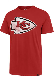 47 Kansas City Chiefs Red Distressed Imprint Short Sleeve T Shirt