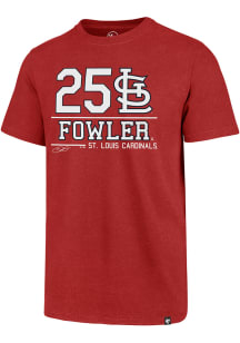 Dexter Fowler St Louis Cardinals Red Club Short Sleeve Fashion Player T Shirt