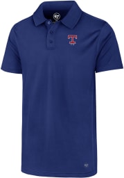 47 Texas Rangers Mens Blue Ace Short Sleeve Polo