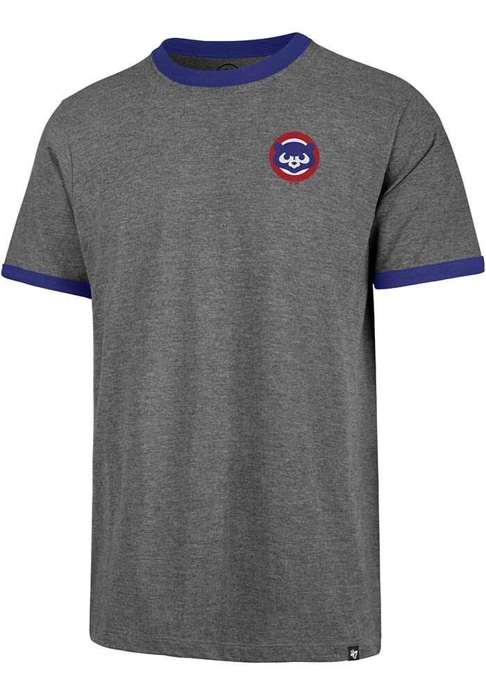 Chicago Cubs Ladies Retro Script Ringer T-Shirt