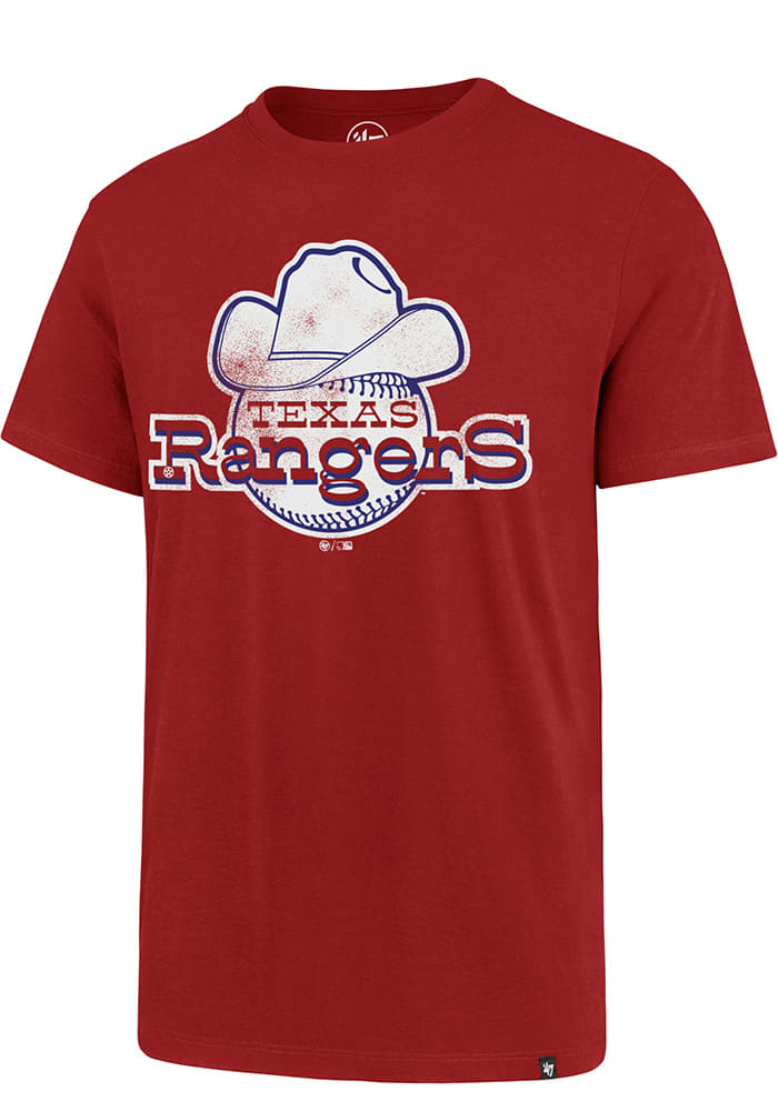 47 Texas Rangers Red Super Rival Short Sleeve T Shirt