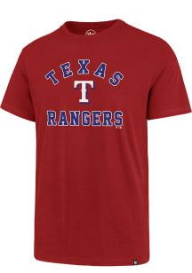 47 Texas Rangers Red Super Rival Short Sleeve T Shirt