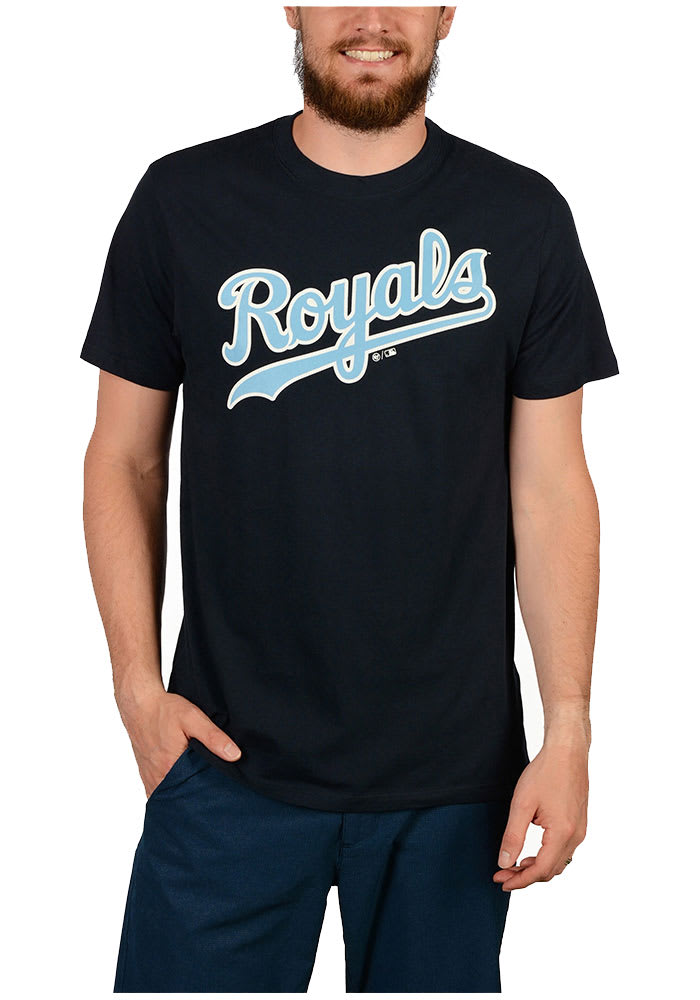 47 Kansas City Royals Navy Blue Super Rival Short Sleeve T Shirt