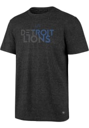 47 Detroit Lions Black Slash Short Sleeve T Shirt