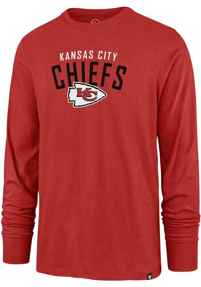 47 Kansas City Chiefs Red Outrush Long Sleeve T Shirt