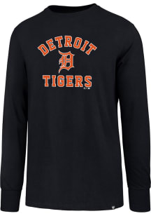 47 Detroit Tigers Navy Blue Super Rival Long Sleeve T Shirt
