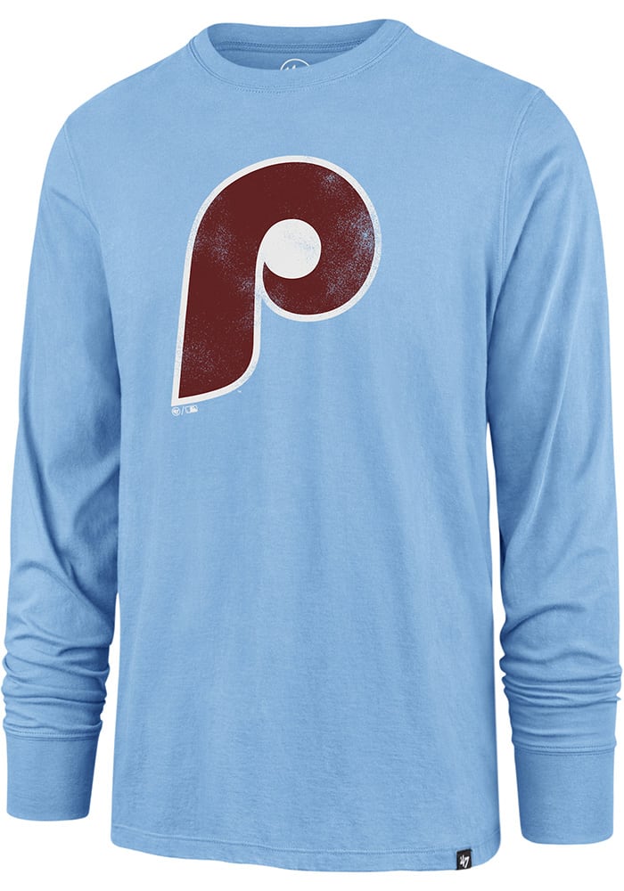 Philadelphia Phillies distressed light Blue Men's t-shirt Size M