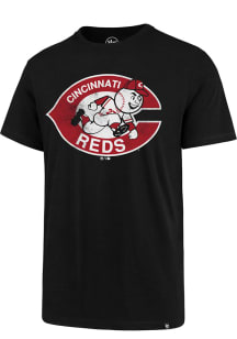 47 Cincinnati Reds Black Super Rival Short Sleeve T Shirt