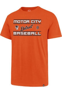47 Detroit Tigers Orange Super Rival Short Sleeve T Shirt