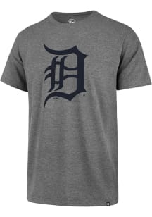 47 Detroit Tigers Grey Super Rival Short Sleeve T Shirt