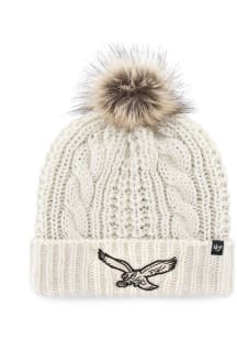 47 Philadelphia Eagles White Meeko Cuff Knit Womens Knit Hat