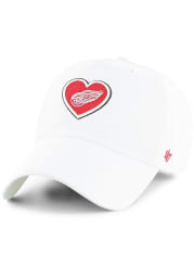 47 Detroit Red Wings White Courtney Clean Up Womens Adjustable Hat