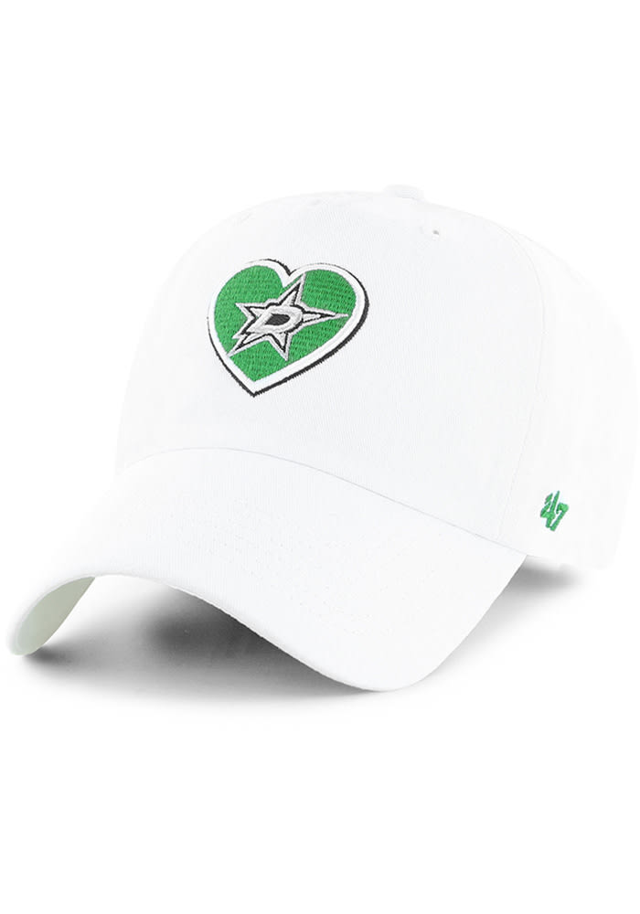 47 Dallas Stars White Courtney Clean Up Womens Adjustable Hat