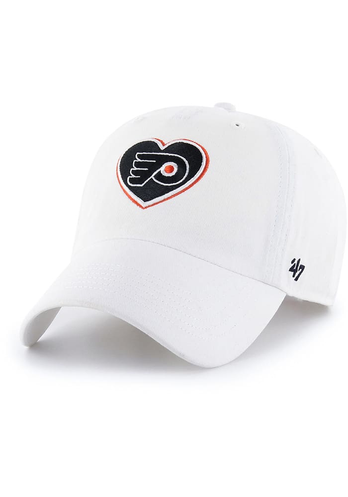 47 Philadelphia Flyers White Courtney Clean Up Womens Adjustable Hat