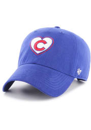 47 Chicago Cubs Blue Courtney W Clean Up Womens Adjustable Hat