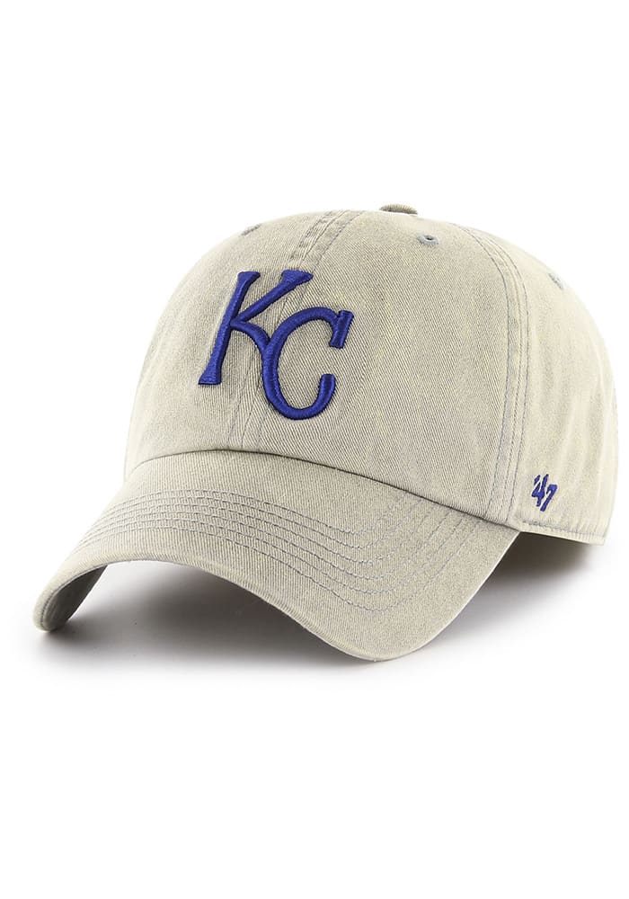 47 Kansas City Royals Mens Grey Cement Franchise Fitted Hat