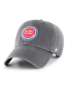 47 Detroit Pistons Clean Up Adjustable Hat - Charcoal