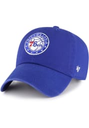 47 Philadelphia 76ers Clean Up Adjustable Hat - Blue