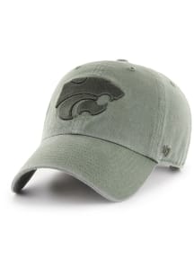 47 Green K-State Wildcats Clean Up Adjustable Hat