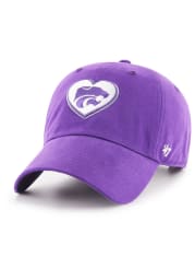 47 K-State Wildcats Purple Courtney W Clean Up Womens Adjustable Hat
