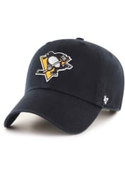 47 Pittsburgh Penguins Clean Up Adjustable Hat - Black