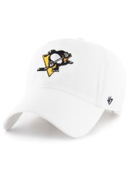 47 Pittsburgh Penguins Clean Up Adjustable Hat - White