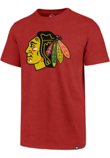 47 Chicago Blackhawks Red Imprint Short Sleeve T Shirt
