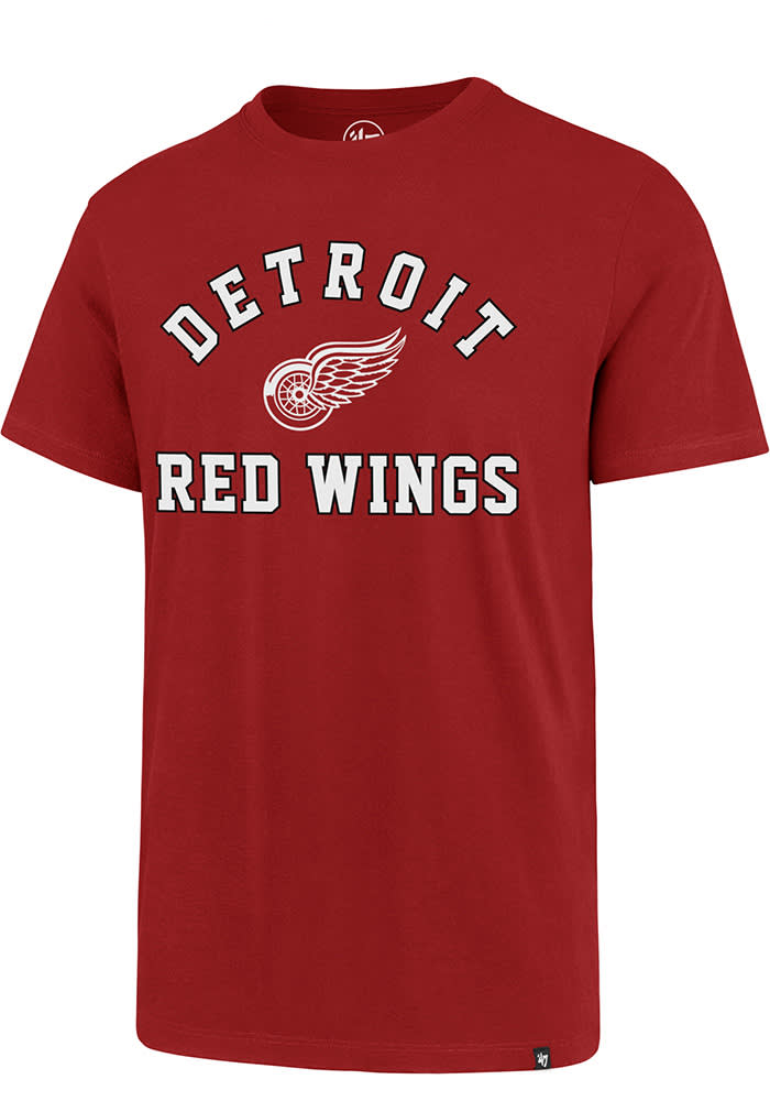 47 Detroit Red Wings Red Varsity Arch Short Sleeve T Shirt
