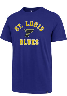 47 St Louis Blues Blue Varsity Arch Short Sleeve T Shirt