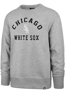 47 Chicago White Sox Mens Grey Headline Crew Long Sleeve Crew Sweatshirt