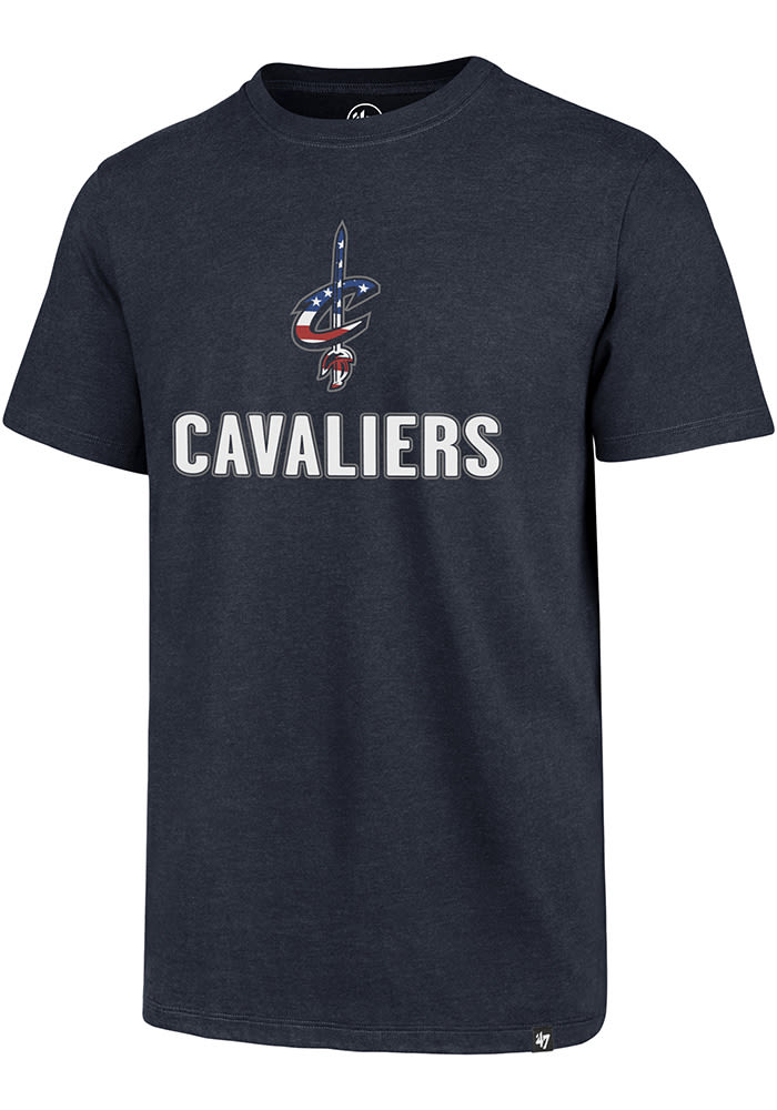 47 Cleveland Cavaliers Navy Blue Americana Club Short Sleeve T Shirt