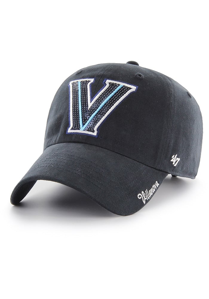 47 Villanova Wildcats Navy Blue Sparkle Womens Adjustable Hat