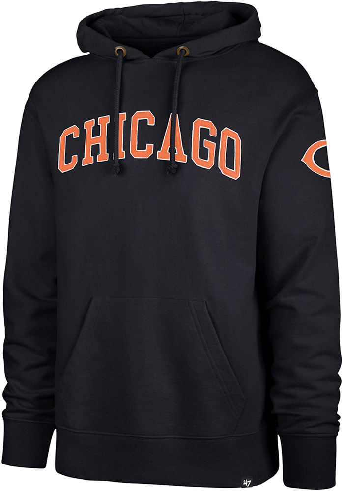 47 Chicago Bears Bears Navy Blue Striker Long Sleeve Fashion Hood