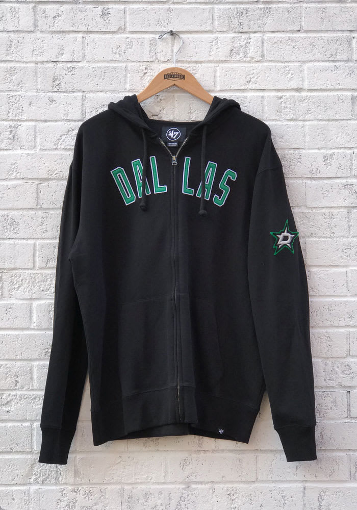 47 Dallas Stars Mens Kelly Green Superior Lacer Fashion Hood