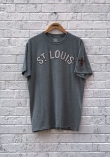 47 St Louis Browns Grey Striker Short Sleeve Fashion T Shirt