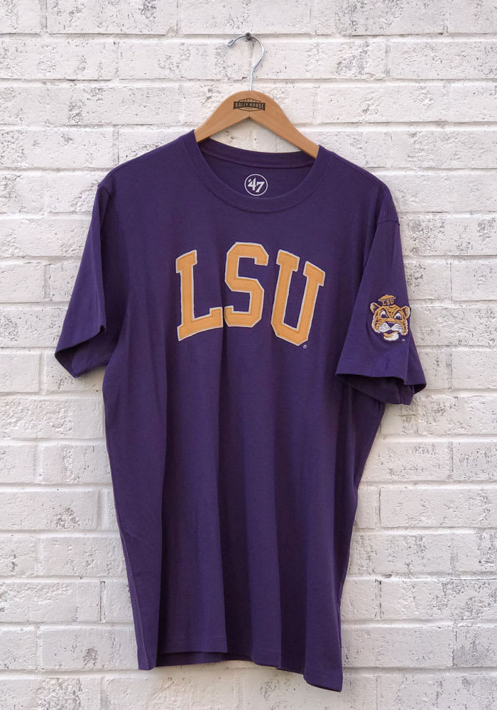 47 LSU Tigers Purple Fieldhouse Short Sleeve Fashion T Shirt