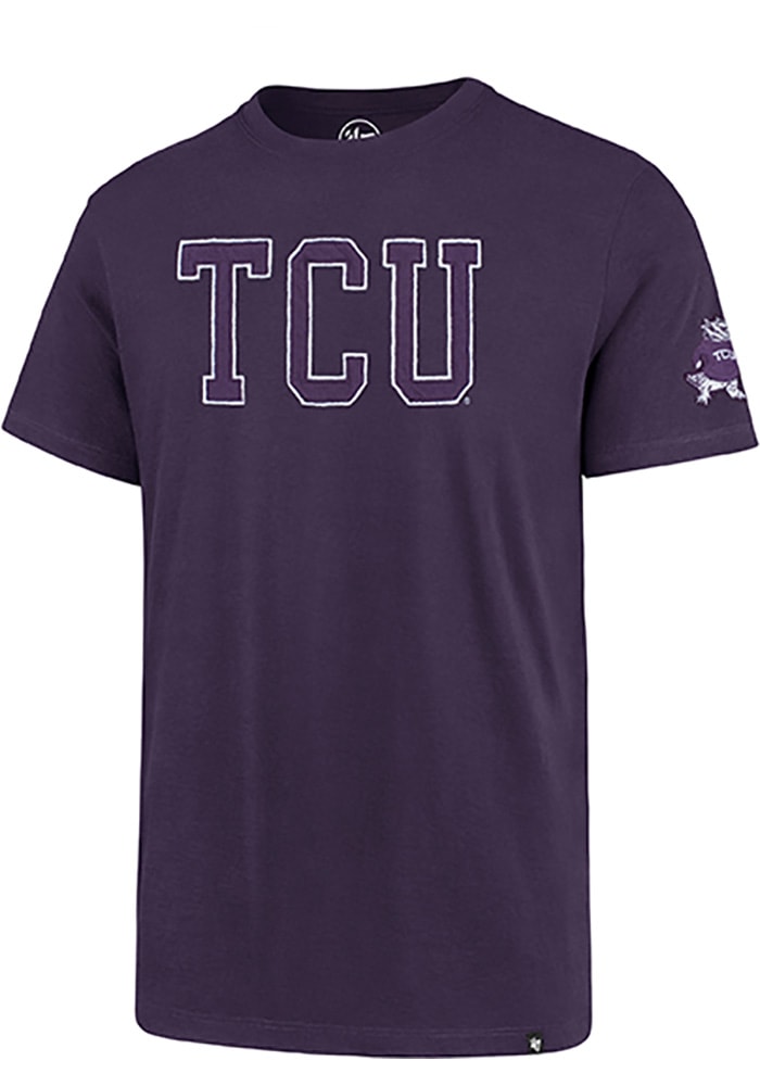 47 TCU Horned Frogs Purple Fieldhouse Short Sleeve Fashion T Shirt