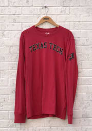47 Texas Tech Red Raiders Red Fieldhouse Long Sleeve Fashion T Shirt