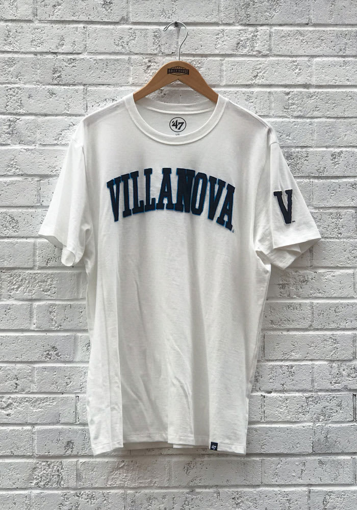 47 Villanova Wildcats White Fieldhouse Short Sleeve Fashion T Shirt