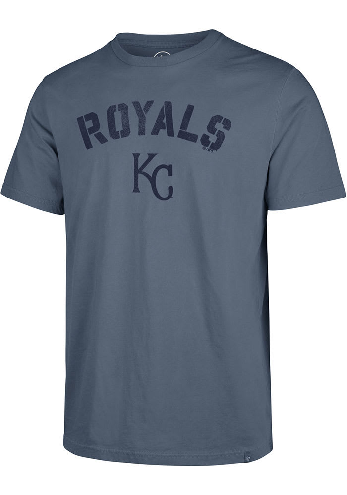 47 Kansas City Royals Blue Hudson Short Sleeve Fashion T Shirt