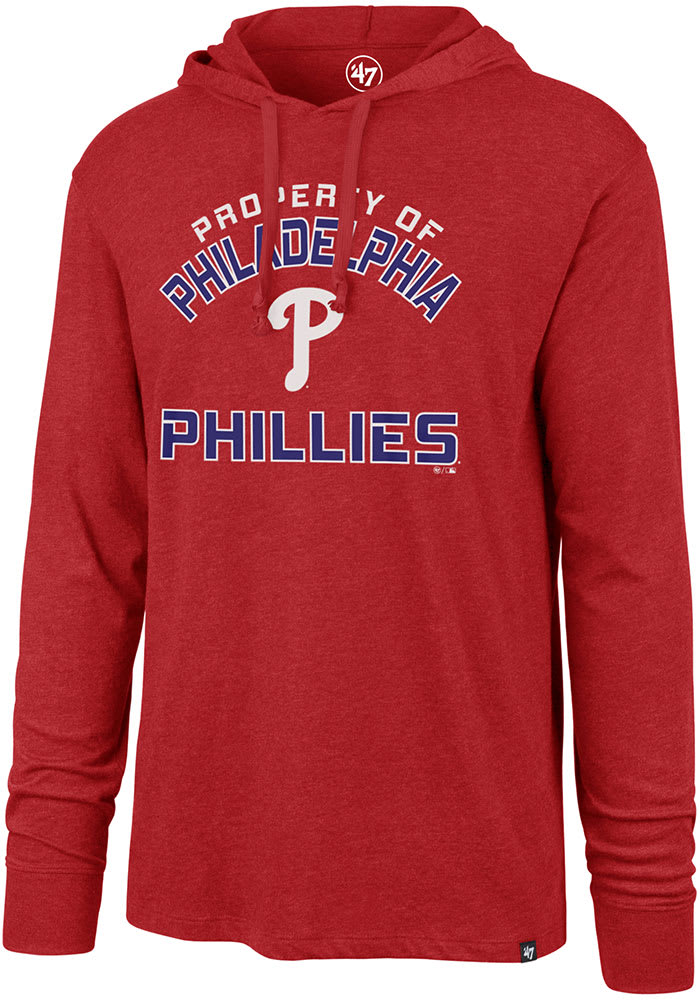 47 Philadelphia Phillies Mens Red Club Hood Long Sleeve Hoodie